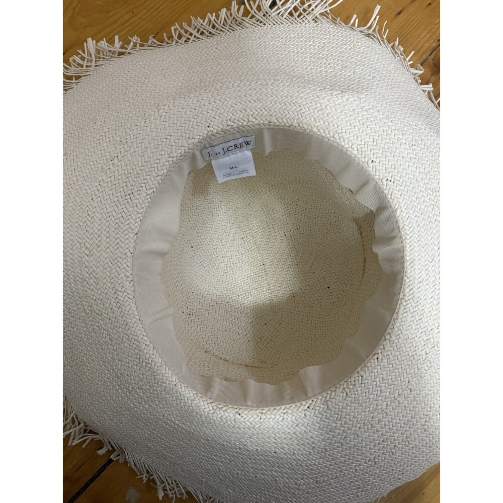 J. by J CREW Women’s Summer Wide Beach Hat Size M-L - Picture 3 of 8